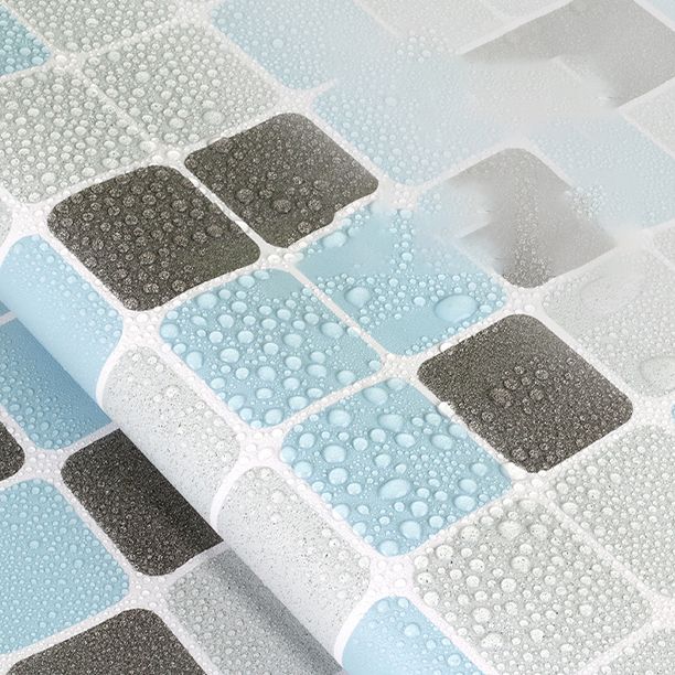 Modern Peel and Stick Backsplash PVC Mosaic Tile Field Tile for Kitchen