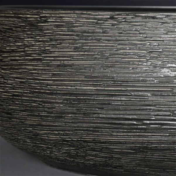 Modern Bathroom Sink Black Oval Ceramic Bathroom Sink with Faucet
