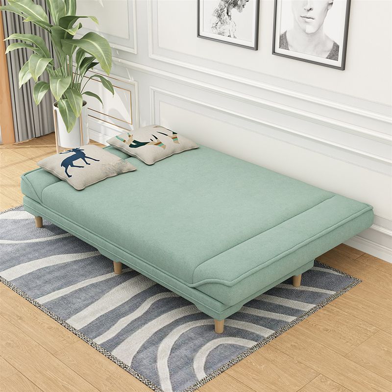 Eigentijdse stoffen armloze standaard bank bed met dubbele doeleinden voor woonkamer
