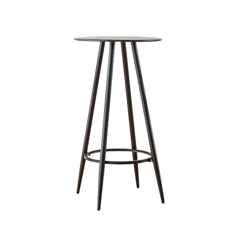 Contemporary Style 3 Pcs Bistro Set Metal Round Bistro Table Set