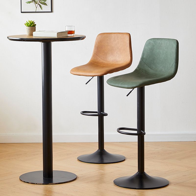 Industrial Liftable Bar-stool Metal Counter Bar Stool with Metal Legs