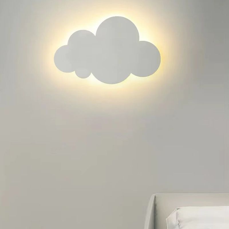 Modern LED Wall Mount Light 1-Light Wall Sconce Light with Acrylic Shade for Bedroom