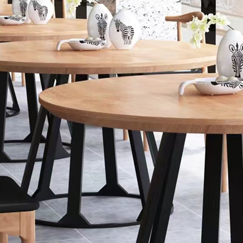 Wood Finish Dining Set 1/2/3/5 Pieces Modern Solid Wood Dinette Set