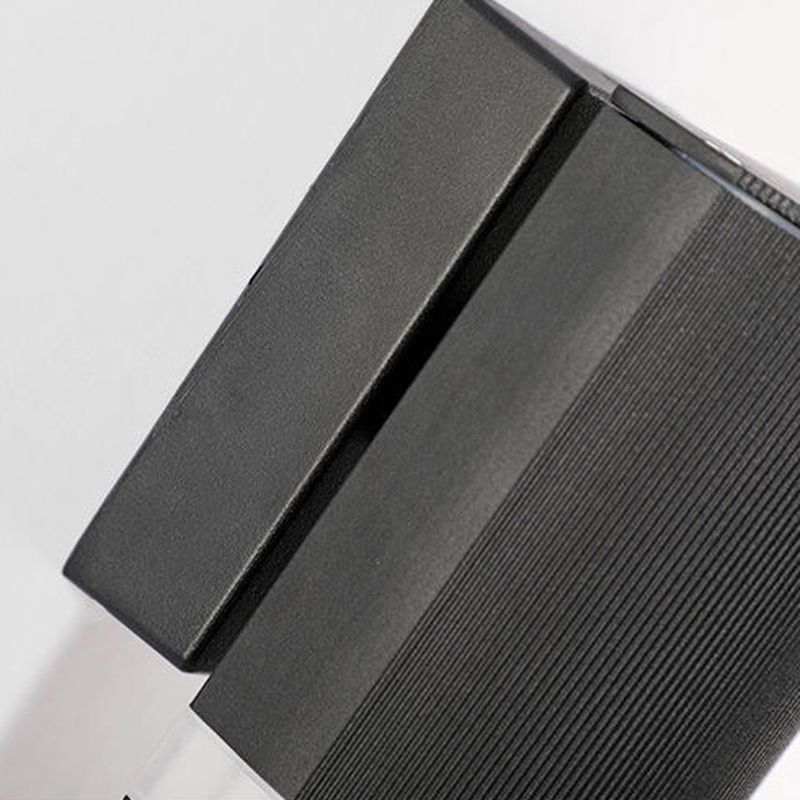 Cylinder Shape Sconce Modern Style Metal 2 Lights Wall Light in White/Black