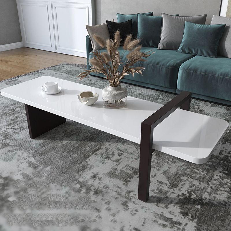 Contemporary Coffee Cocktail Table  Solid Wood Coffee  End Table