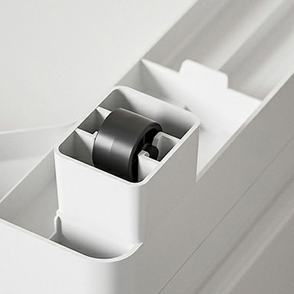 Modern Bedroom Matte Finish Cabinet Plastic Non-Hanging Armoire