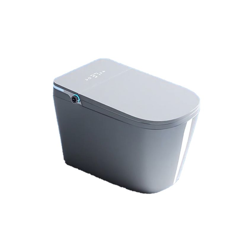 Contemporary Floor Mounted Toilet Bowl Heated Seat Included Urine Toilet for Washroom