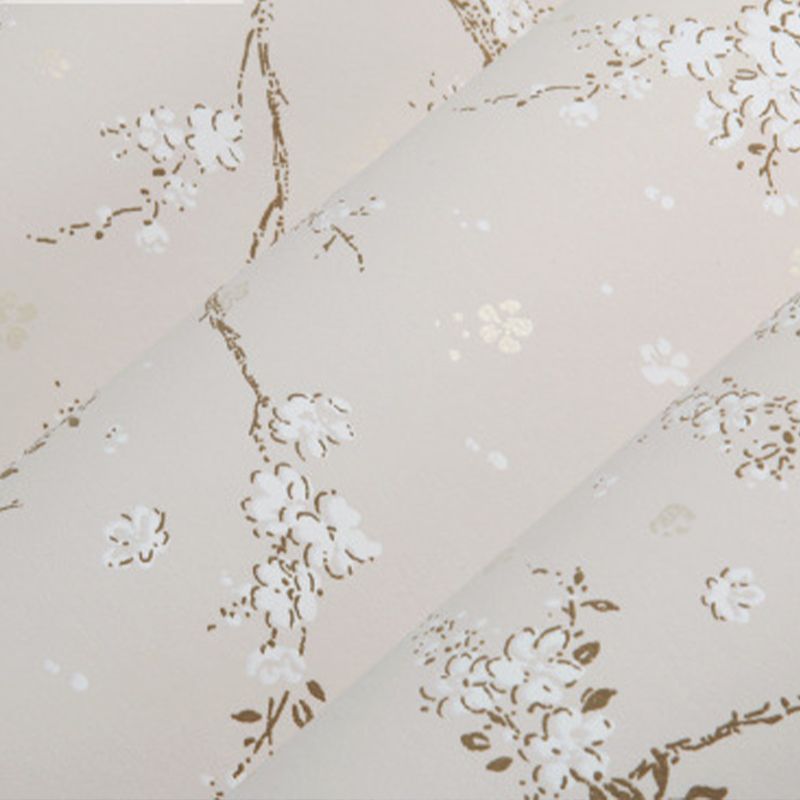 Non-Woven 33-foot x 20.5-inch Chinese Retro Non-Pasted Wallpaper