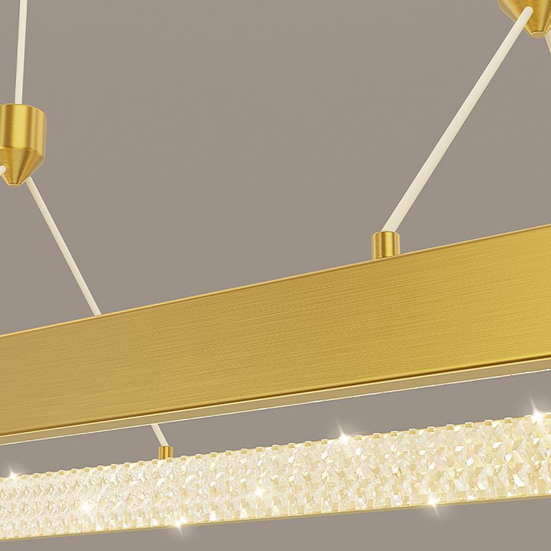 Style moderne de forme ovale ISLIDE ÉCLAIRAGE IDE METAL 1 PENDANT ISLAND