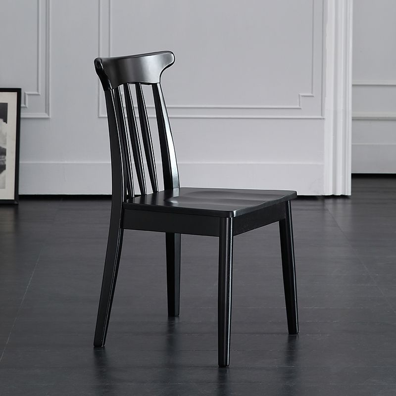 Sillas de comedor estilo moderno Sillas de comedor sin brazos con patas de madera