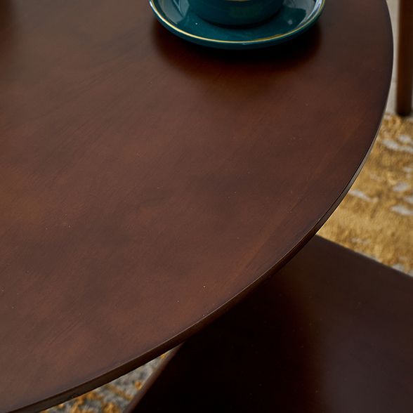 Modern Style Solid Wood Dining Room Set with Round Table Home Dining Table Furniture