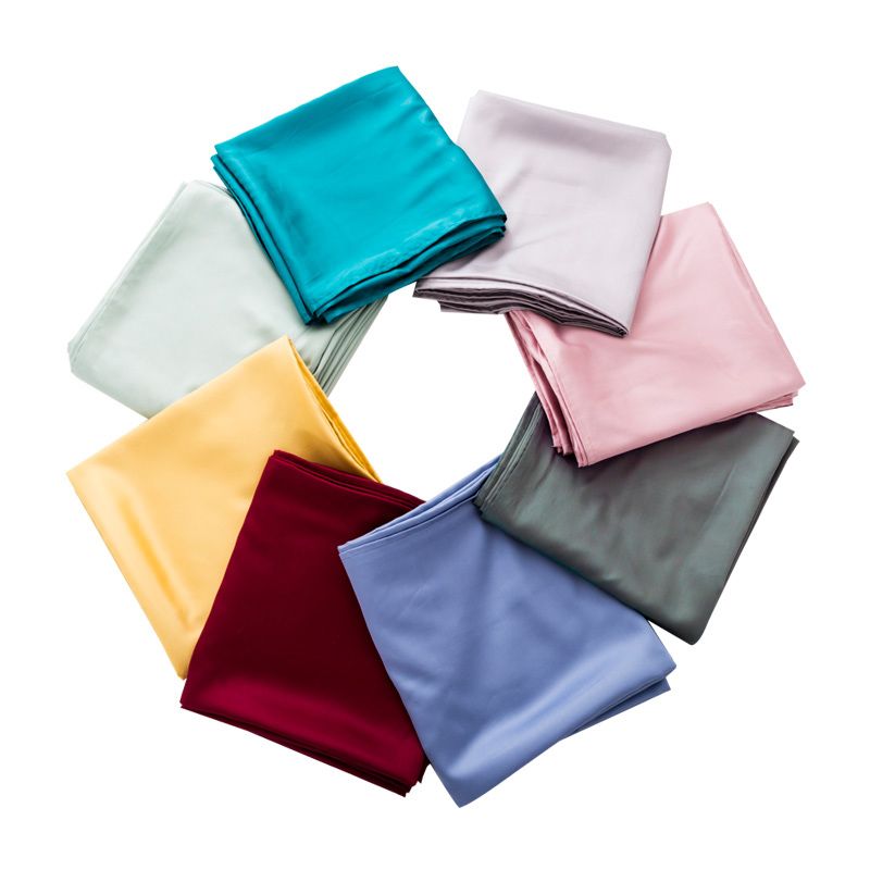 Sheet Sets Tencel Solid Color Breathable Super Soft Wrinkle Resistant Bed Sheet Set