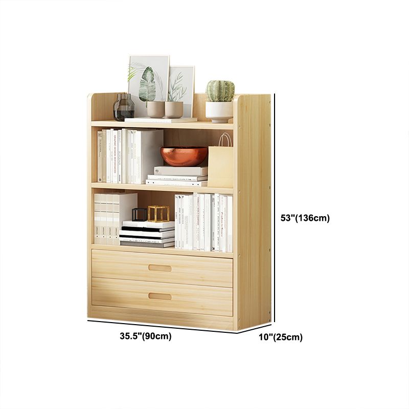 Wooden Shelf Bookcase Contemporary Book Shelf for Studying Room