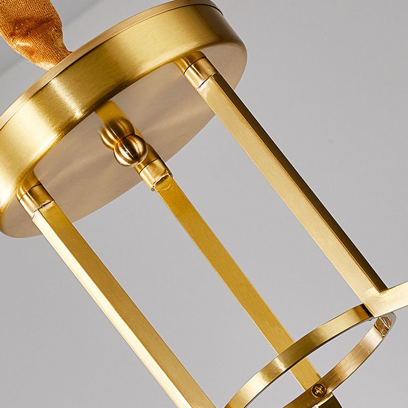 Klarer Kristallprisma Anhänger Beleuchtung 2 Stufen moderner Stil 3/5/8 Lichter hängen Kronleuchterlampe in Gold