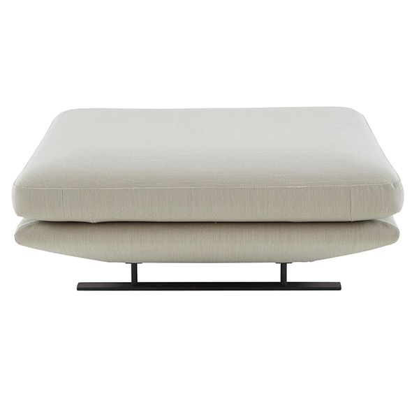 Contemporary Upholstered Solid Color Chaise Chair with Metal Legs
