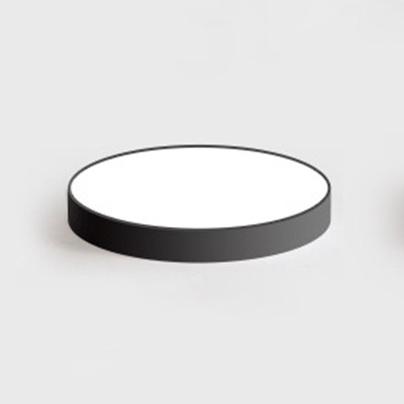 Thin Round Led Flush Mount Ceiling Light Modern Minimalist Macaron Style Aisle Balcony Bedroom Study Lamps