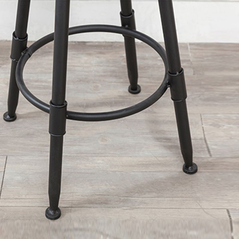 Contemporary Style Adjustable Bar-stool Round Counter Bar Stool for Kitchen