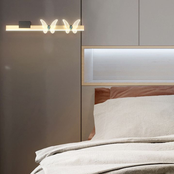 Rectangular Vanity Sconce Modern Minimalist Style Aluminum Vanity Light