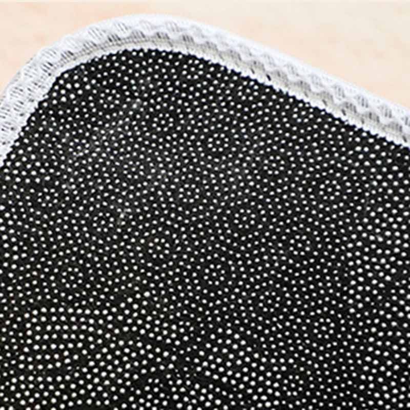 Artistic Area Carpet Modern Stripe Print Carpet Washable Polyster Rug with Non-Slip Backing