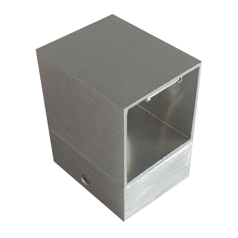 Cube Small Wall Mount Light Simple Metal Silver LED Sconce Lighting Fixture in 7 Color/Blue/Red Light for Bedroom