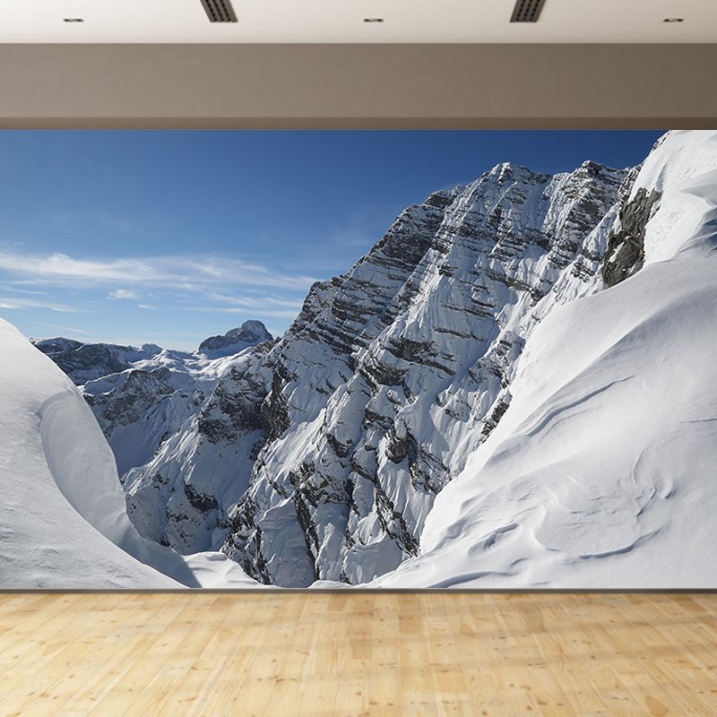 Mildew Resistant Wall Mural Wallpaper Mountain Landscapes Pattern Wall Covering