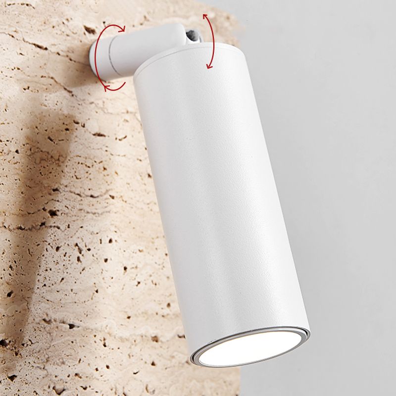 Modern Simple Stone Wall Light Geometry Shape Rotatable Wall Lamp for Living Room