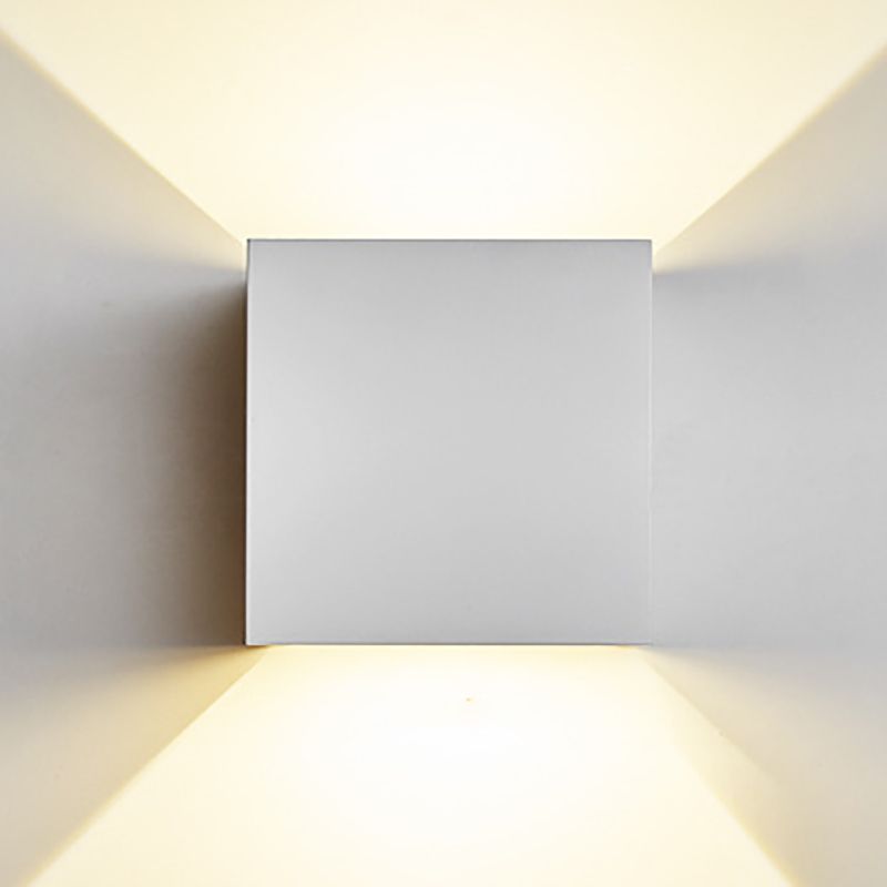 Moderner Stil Aluminium Wandleuchte 2 Lichter Wandleuchten für Wohnzimmer