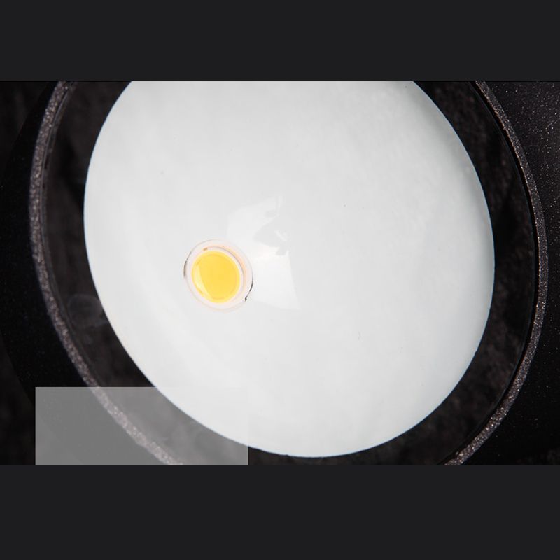 Lámpara de pared de tubería de plomería negra mate patio de metal industrial luz de pared de pared led