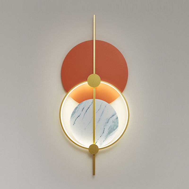 Zeitgenössischer Stil Geometrie Formwandleuchte Metall Wandmontage Leuchten