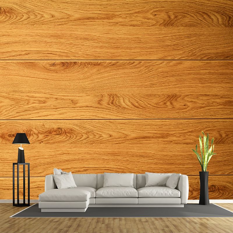 Industrial Wood Grain Mural Wallpaper Decorative Mildew Resistant Home Decor