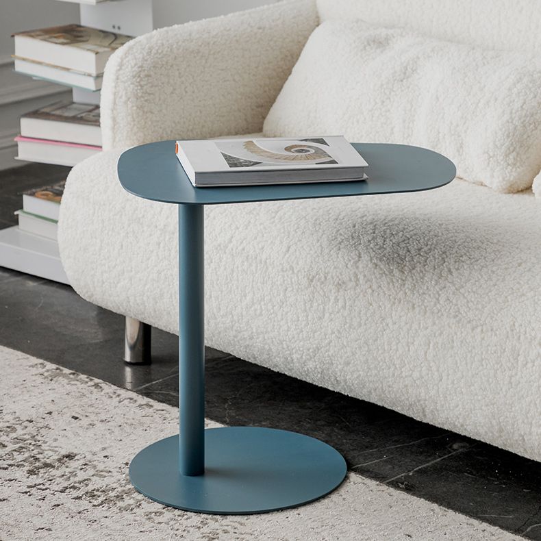 Mid-Century Metal Geometric Side End Table 20" Tall C Side Table