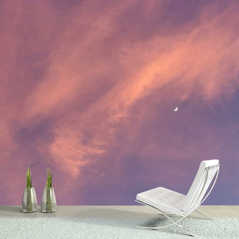 Sky Photography View Wall Mural Decoration for Kitchen Dining Room, Moisture Resistant