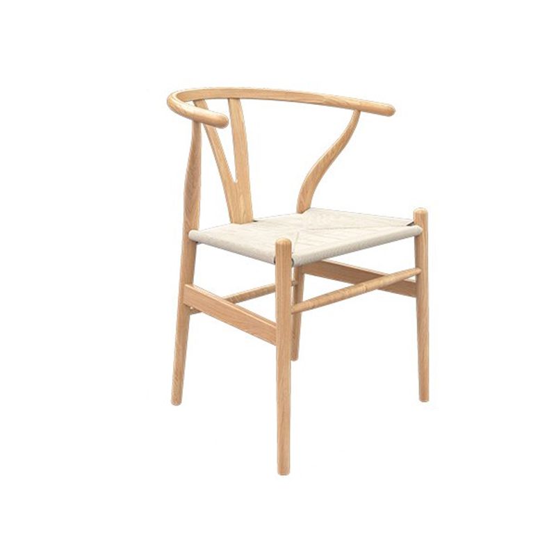 Modern 1/2/4 Pieces Beige Dinette Set Ash Wood Rectangle Dining Table Set