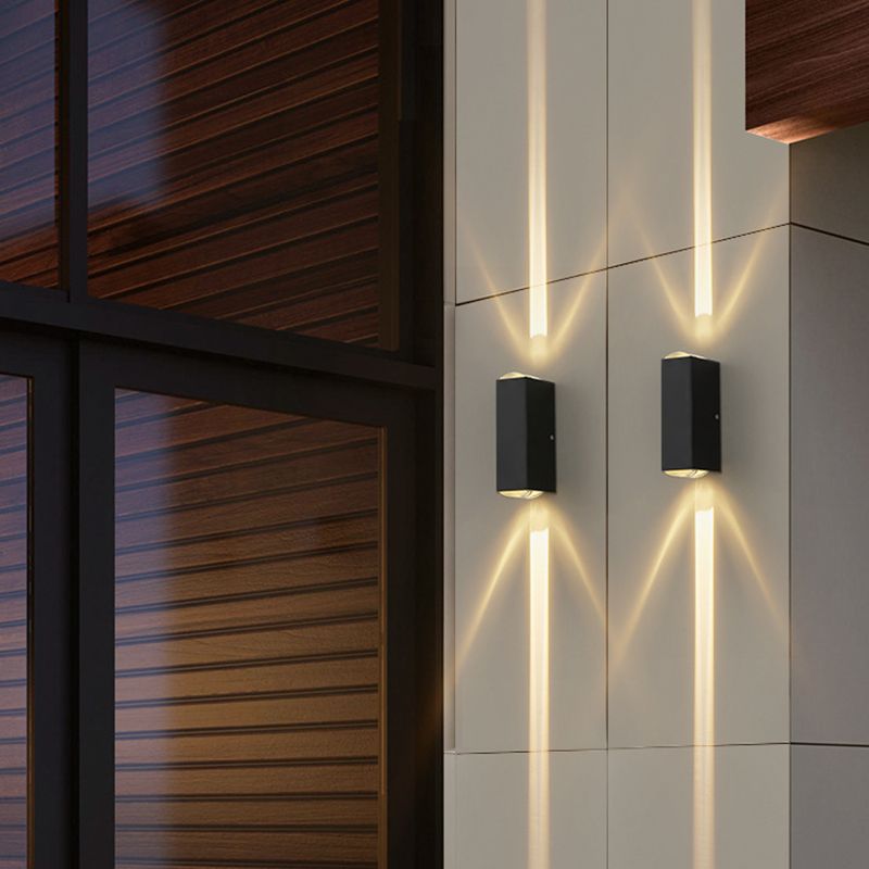 Moderner Stil Geometrischer LED-Wandlampen Metall Multi-Licht-Wandbeleuchtungsideen