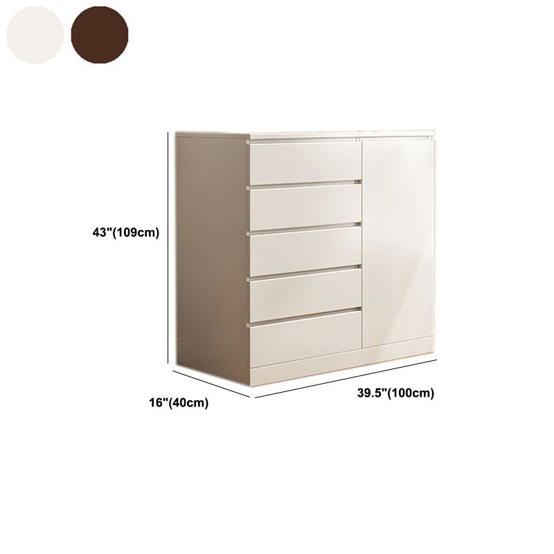 Contemporary Wood Storage Chest Dresser Bedroom Storage Chest