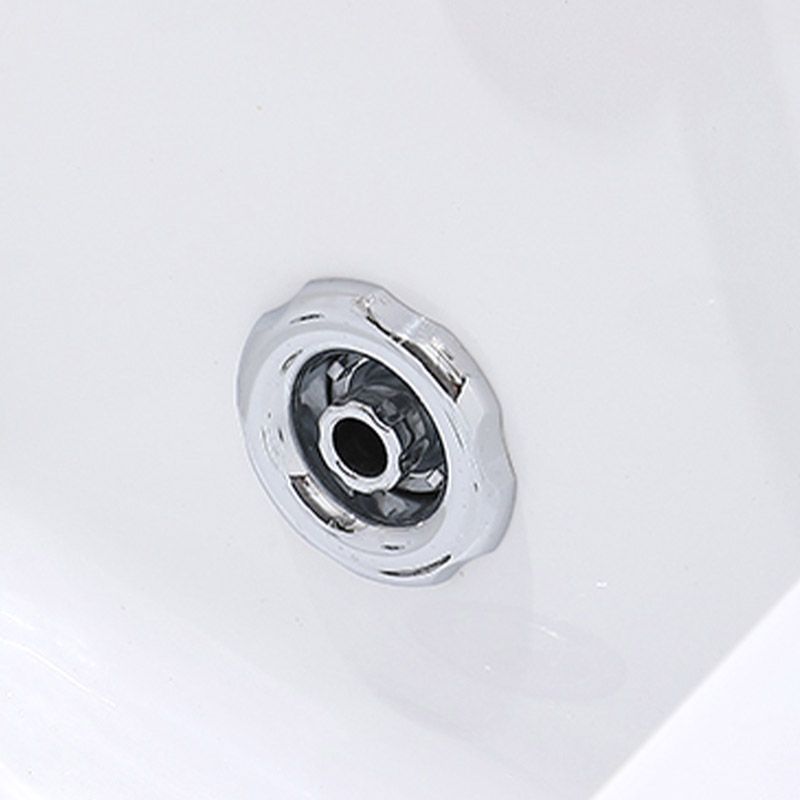 Bathroom Soaking Bath Tub Seat Included Back to Wall Bathtub