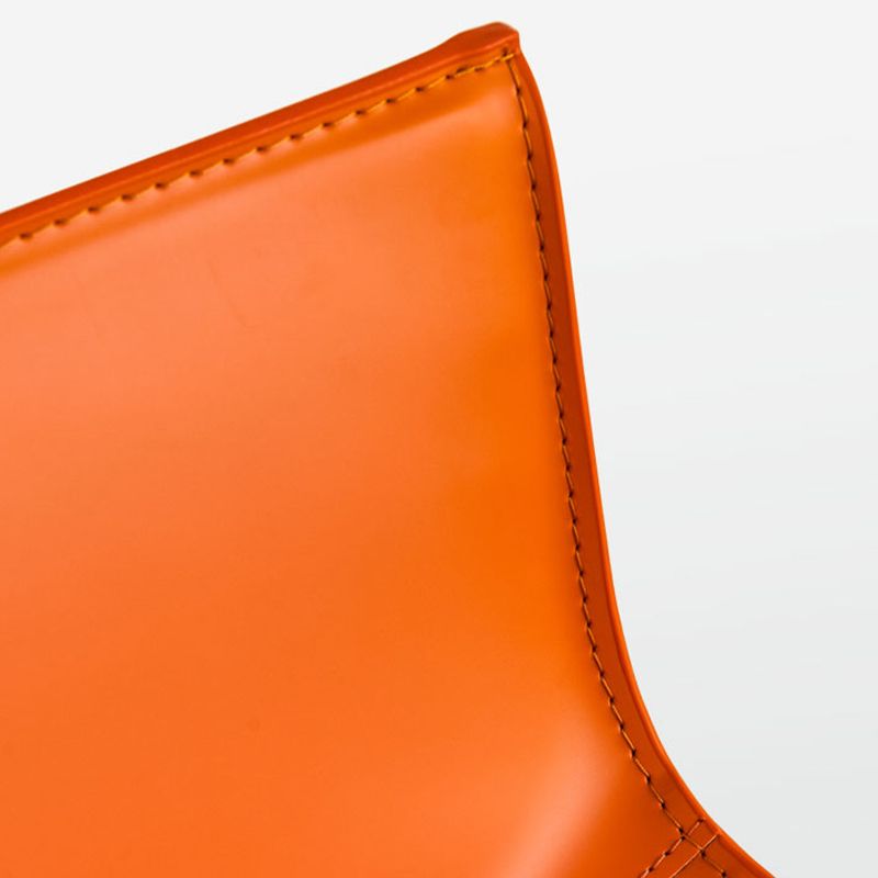 Faux Leather Dining Chairs Upholstered Modern Dining Arm Chair