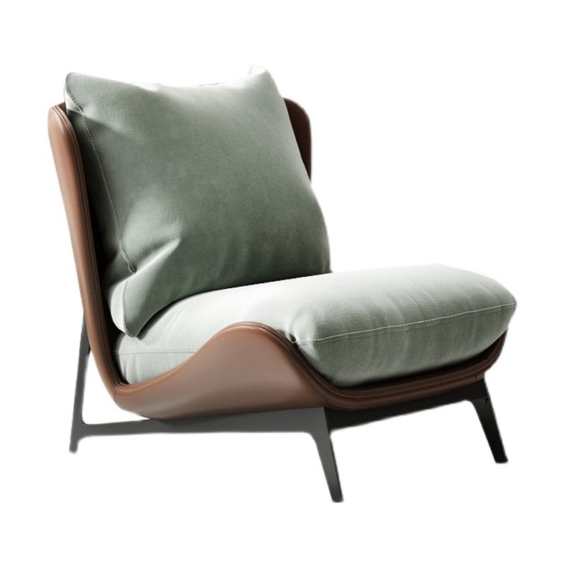 Accent Chair 26.37" L x 30.70" W x 29.52" H Armless Tufted Lounge Chair