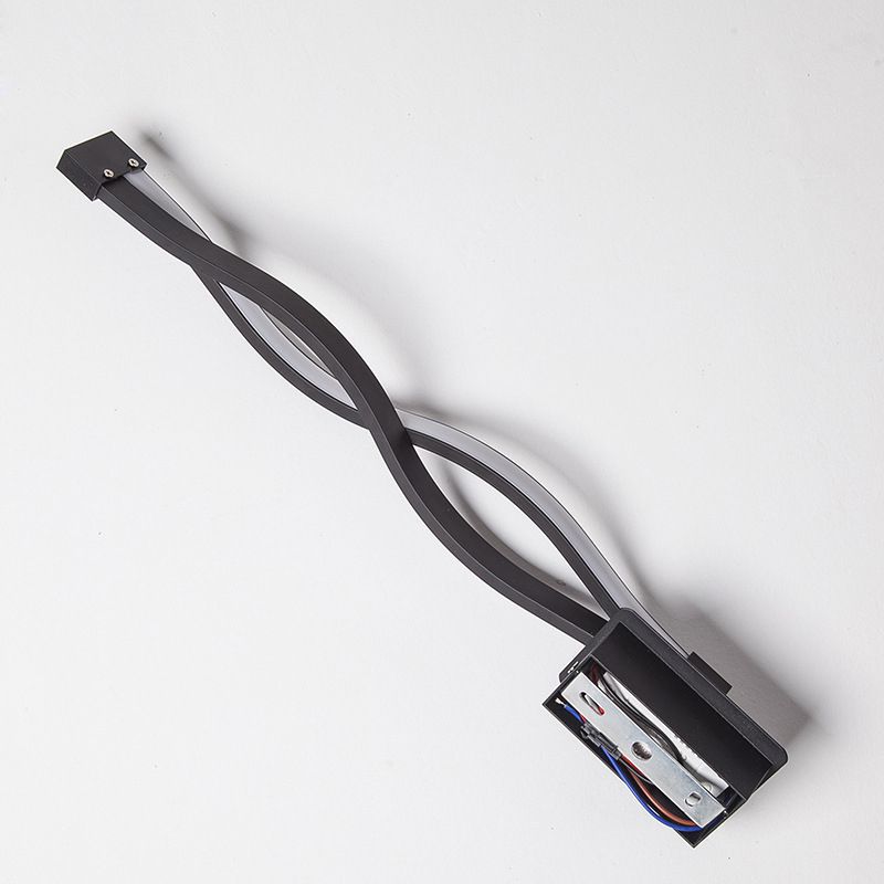 Linee a doppia ondata Lampada a parete a LED da 16,5 "H Luci di applique a coperto acrilico per camera da letto