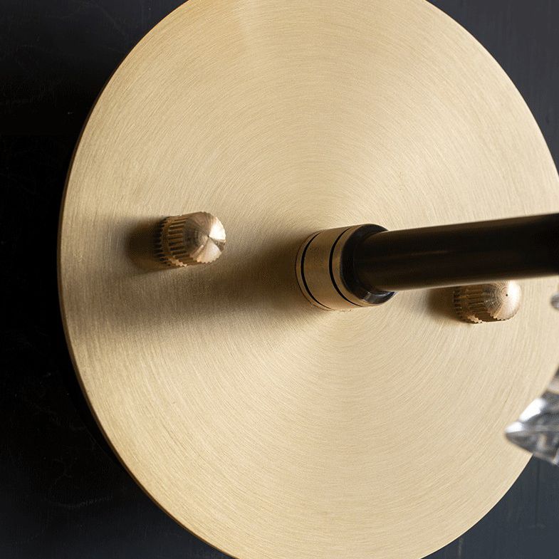 Modern Sphere Wall Mount Lighting Clear Glass Wall Mounted Lighting for Living Room