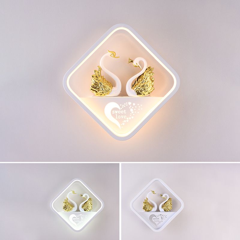 Livrage du salon Murminalisme moderne minimalisme LED MONT ÉCLAINEMENT (sans décoration)