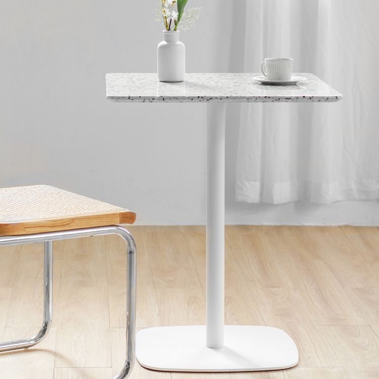 Metall Industrial Square Esstisch Zementtisch für Küche und Esszimmer
