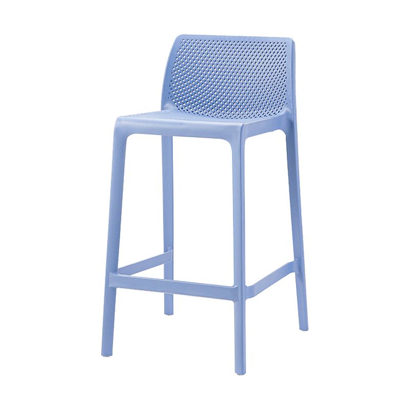 Nordic Simple Stackable Bar-stool Plastic Counter Bar Stool for Home