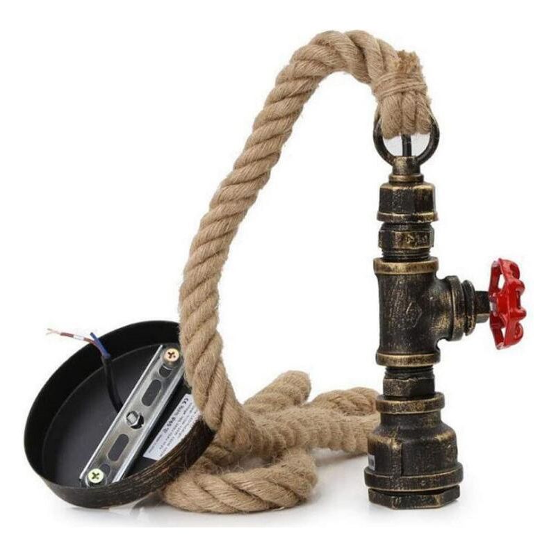 Water Pipe Suspension Light Industrial Hanging Light for Restaurant Bar Counter