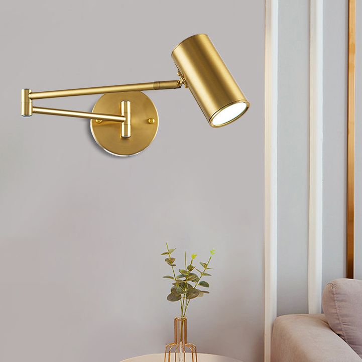 Swing Arm Wall Mounted Lamp Postmoderne eenvoud Acrylwand SCONCE voor woonkamer