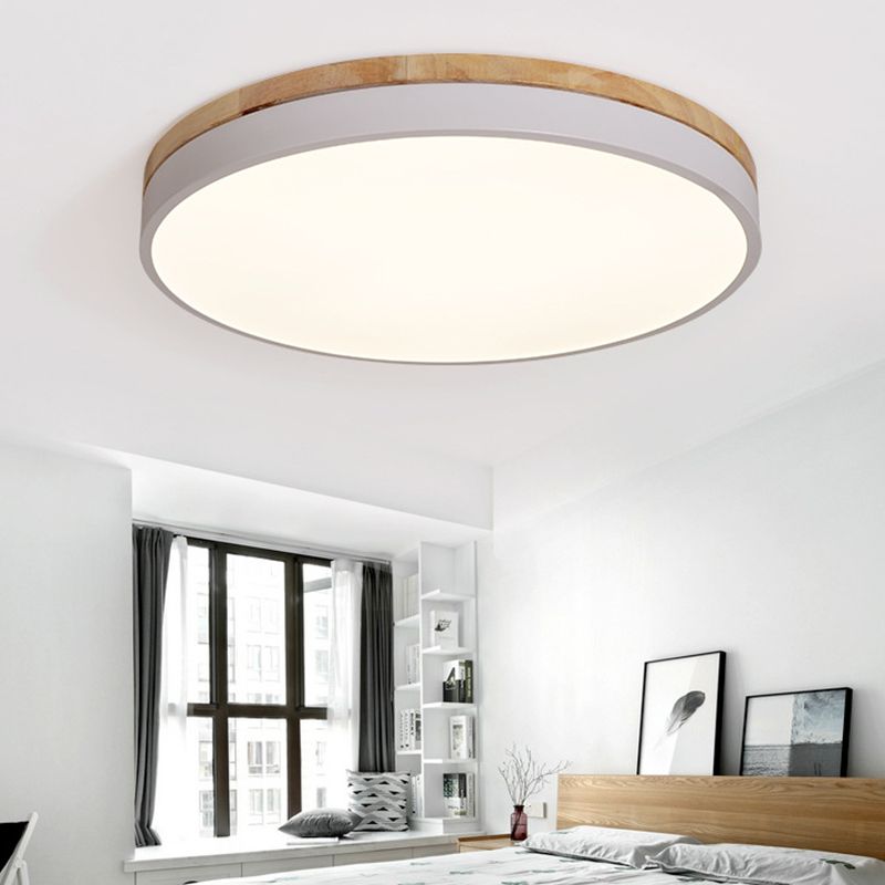 Disk Flush Mount Ceiling Light 1 Light Acrylic Minimalistic Flush Mount Ceiling Light