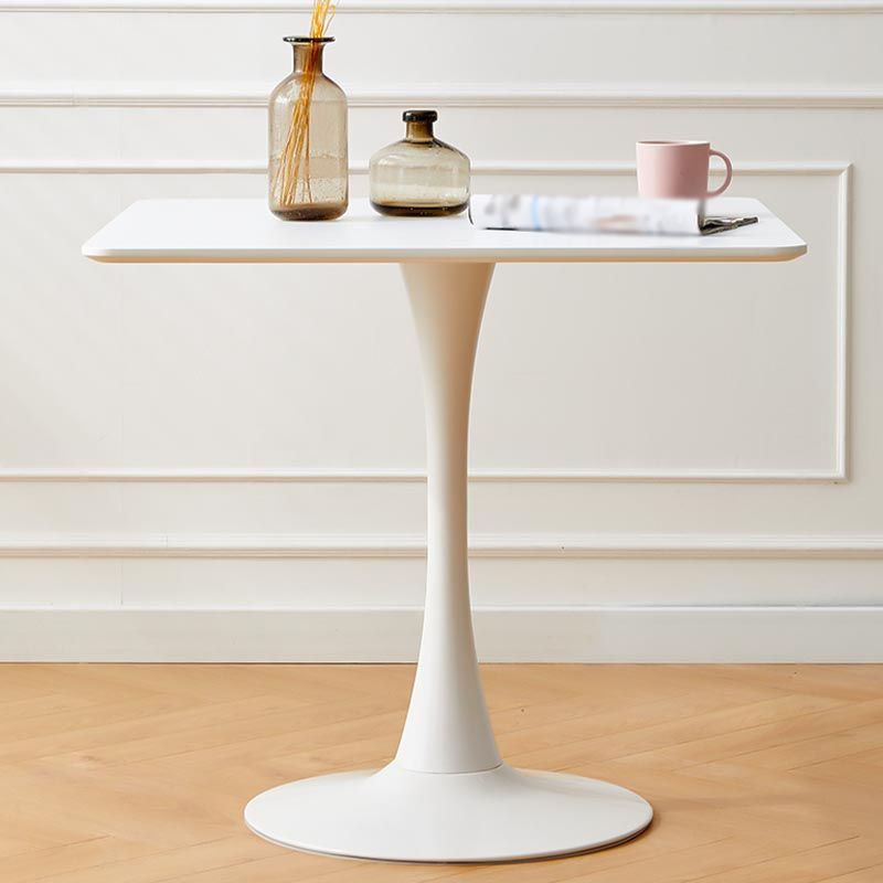 Modern White Manufactured Wood Table Home Tulip Dining Table