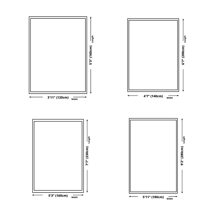 Beige Victorian Teppich Polyester Grafik Indoor Teppich Nicht-Schlupf-Backing Teppich für Wohnzimmer