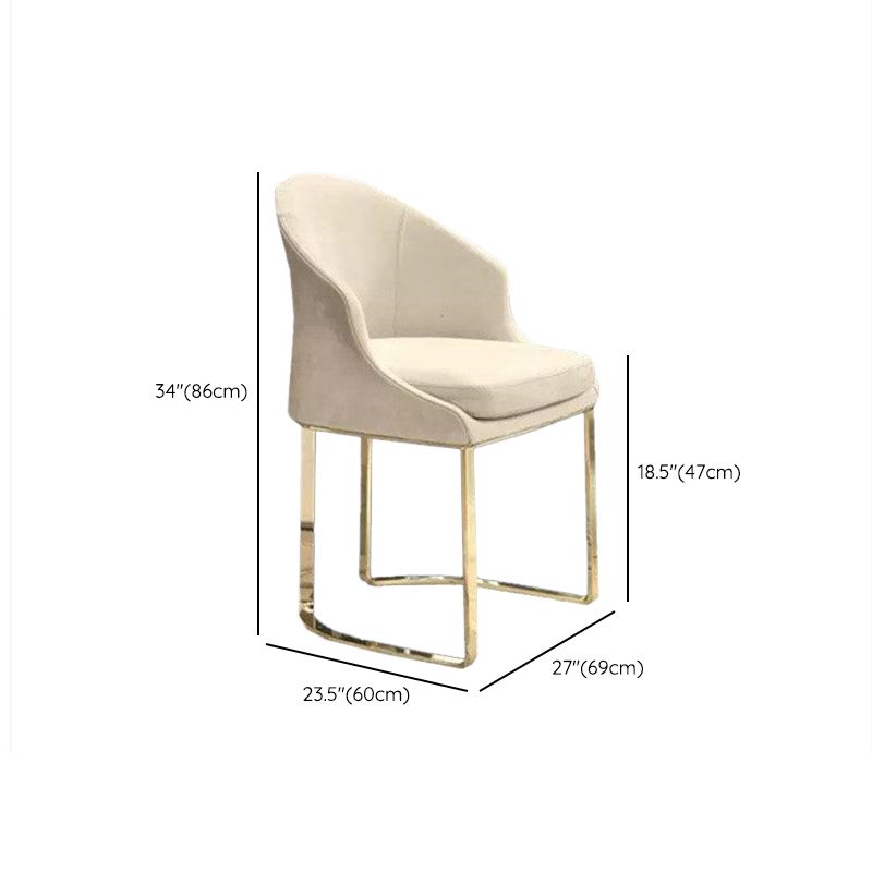 Contemporary Marble Dining Table with 4/6 Leather Dining Chairs
