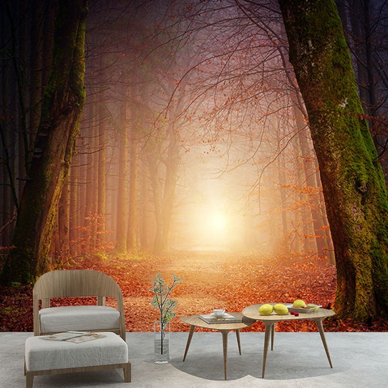 Modern Style Wall Mural Wallpaper Environment Friendly Forest Bedroom Wall Mural